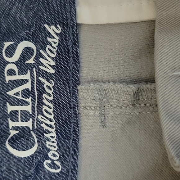 Chaps Tan Flat Front Shorts - Picture 3 of 6